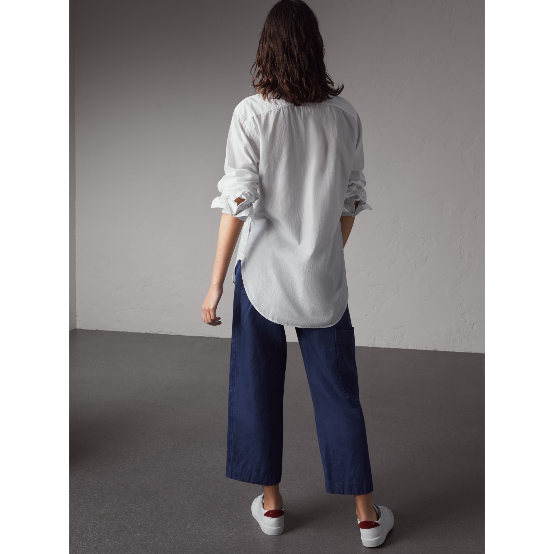 white pintuck shirt