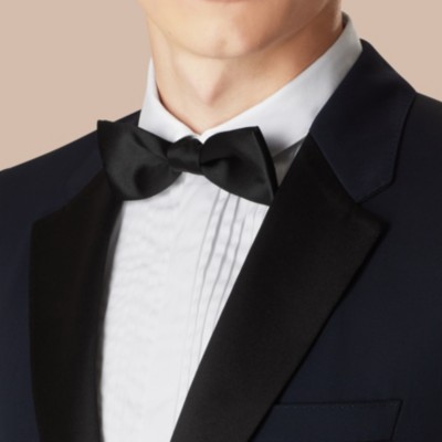 Modern Fit Virgin Wool Half-canvas Tuxedo  Burberry