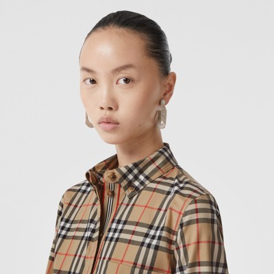 burberry shirt womens silver