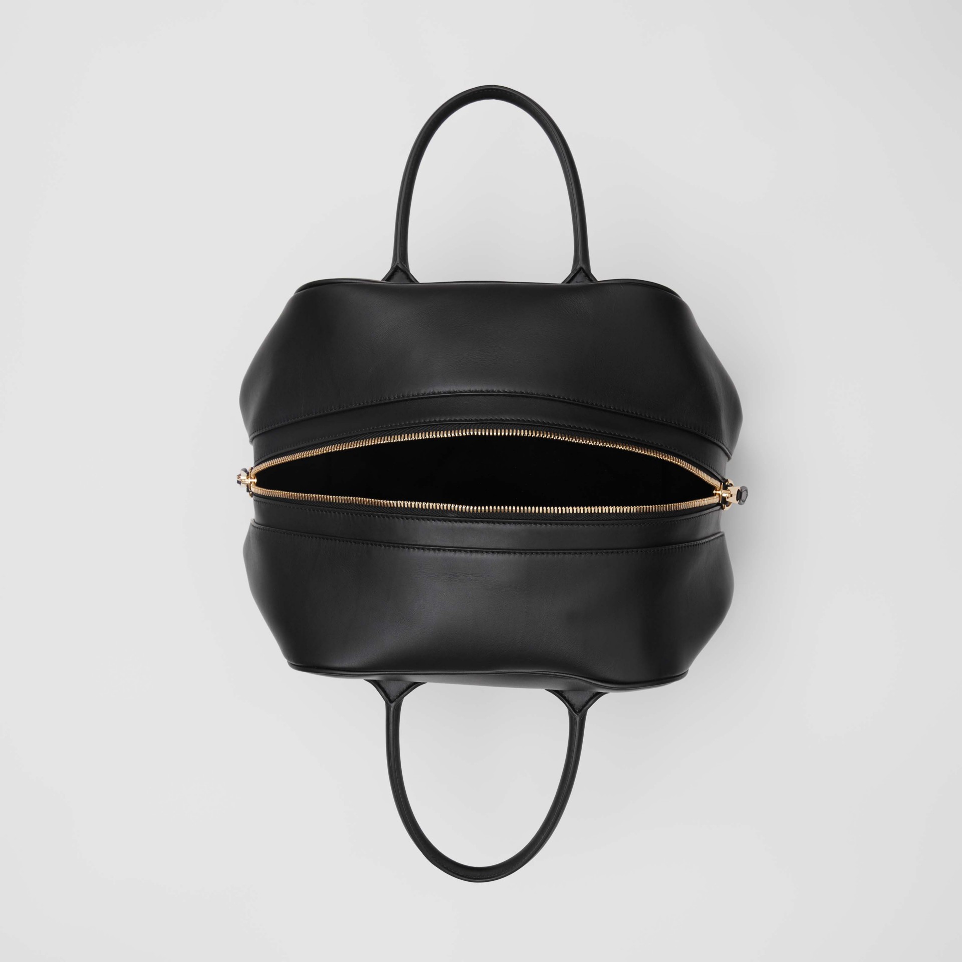 Medium Leather Cube Bag in Black Women Burberry United States