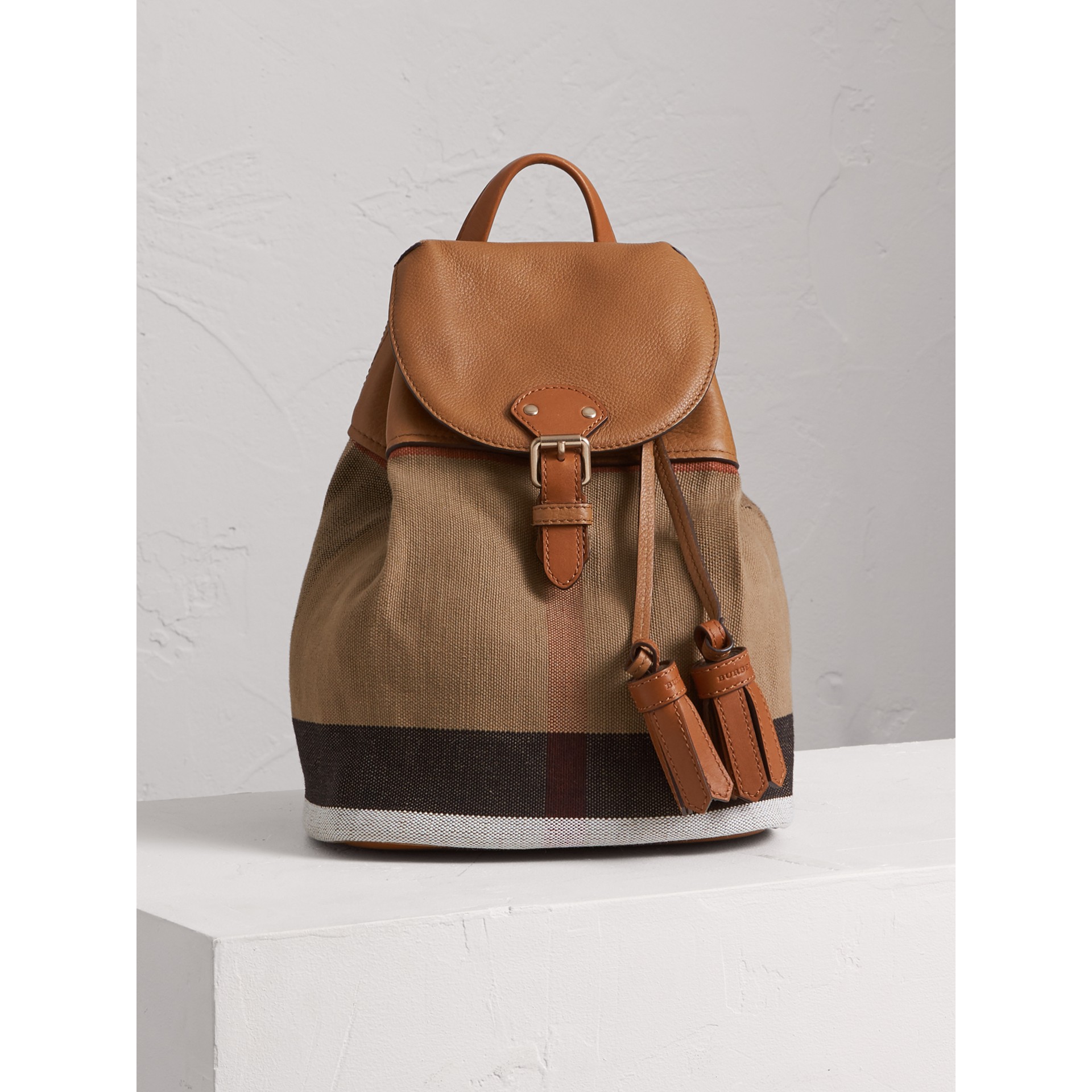 Burberry Check Backpack Burberry Check Backpack