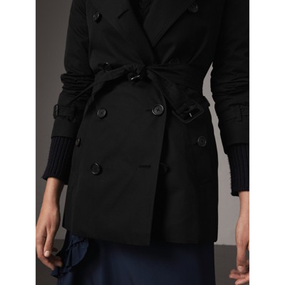 short burberry trench