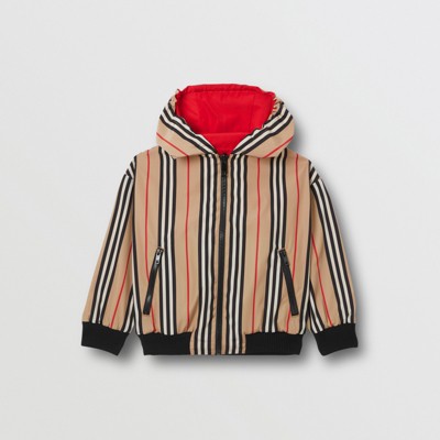 red burberry jacket