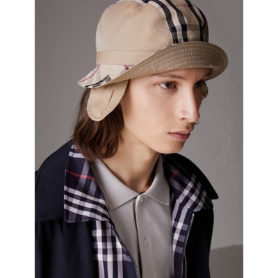 Shop Burberry Gosha X Bucket Hat In Honey