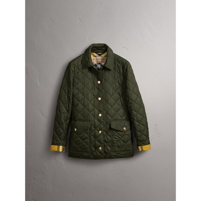 green burberry jacket