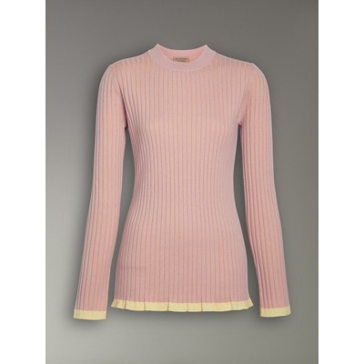 burberry sweater pink