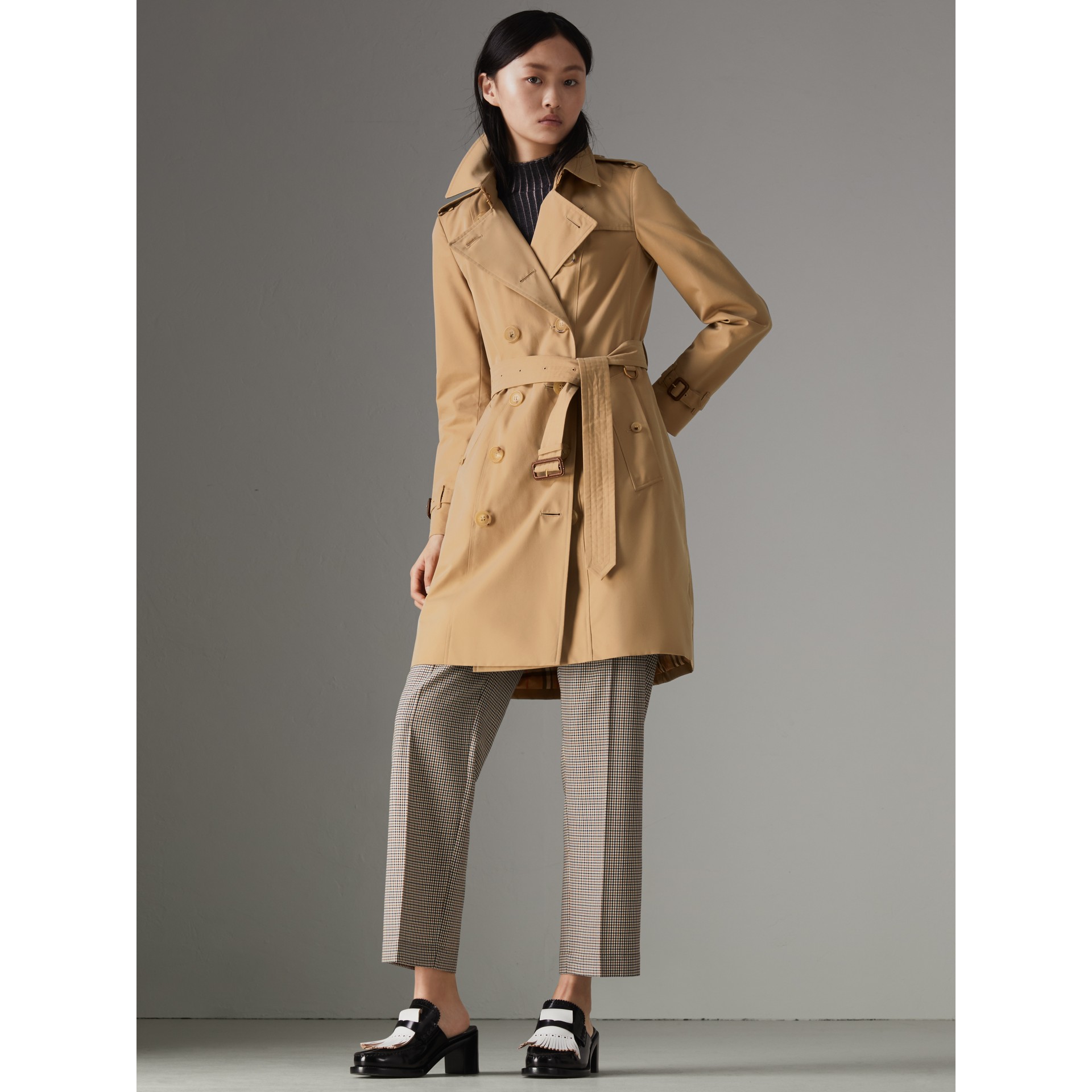 Bonded Heritage Trench Coat Soletopia Burberry Sandringham Mid Length Heritage Trench Coat