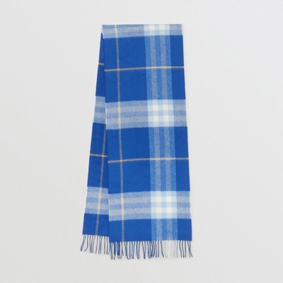 burberry scarf blue