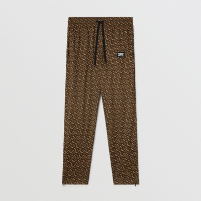 mens burberry joggers