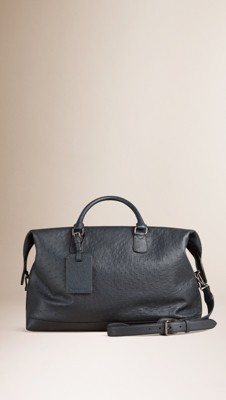 Ostrich Leather Holdall