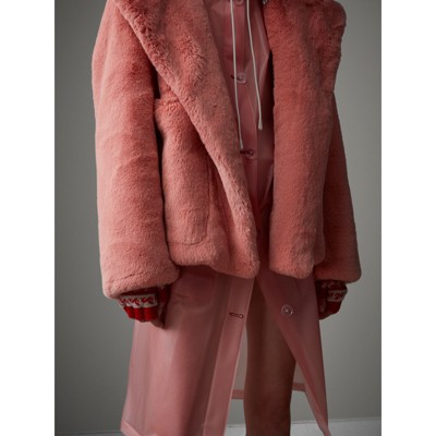 burberry fur hood coat