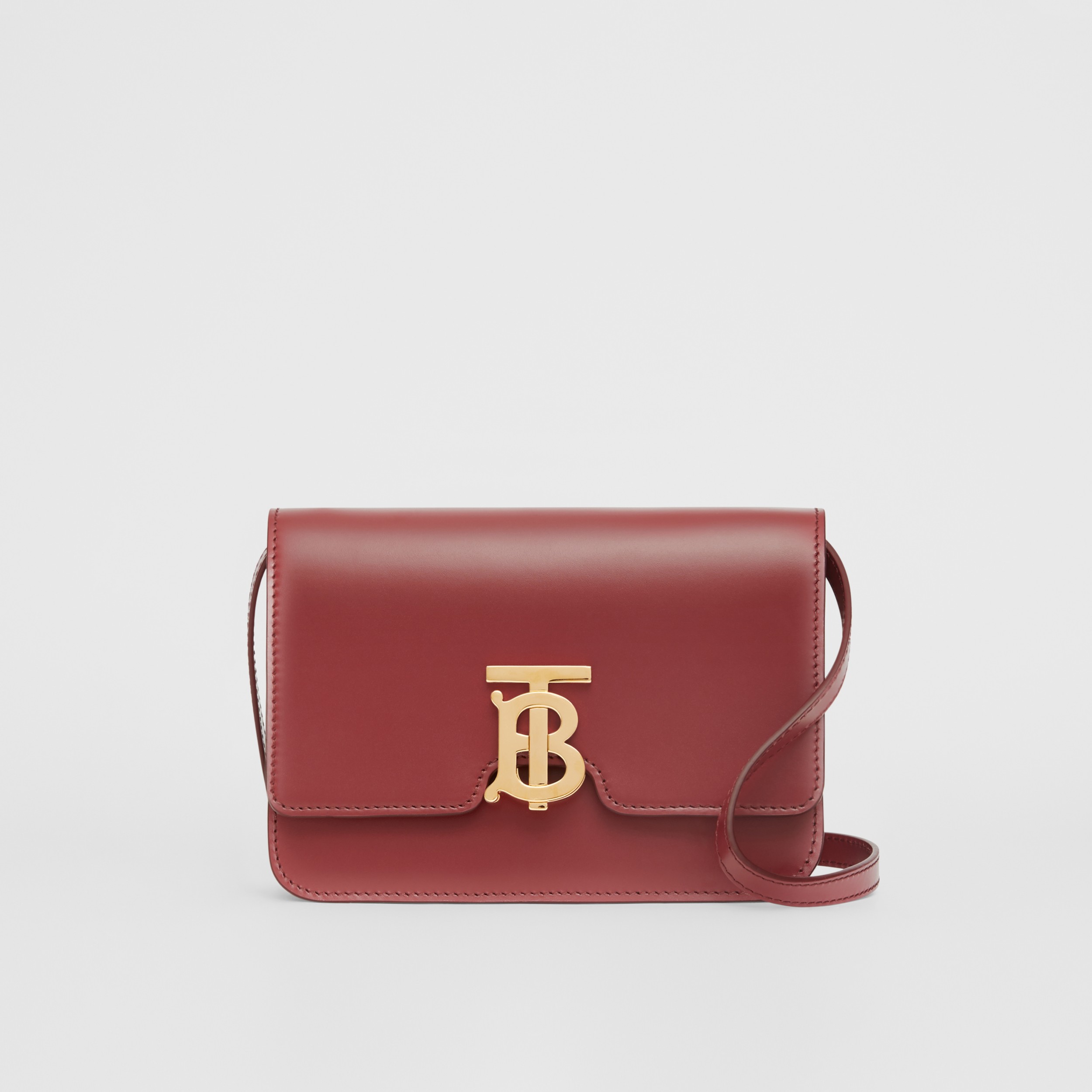 Small Leather TB Bag in Crimson Women Burberry Hong Kong S.A.R.