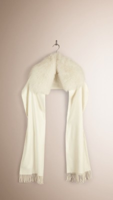 burberry scarf ivory