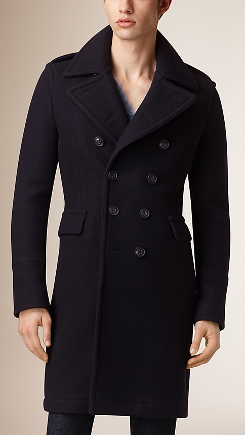 Wool Blend Military Coat | Burberry