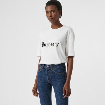 white burberry shirt womens
