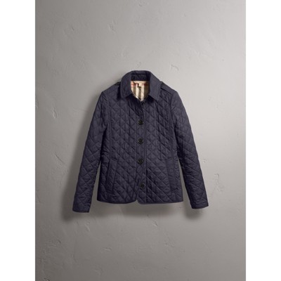 burberry black quilted jacket