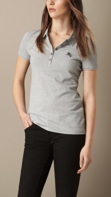 珠地网眼布棉质polo衫