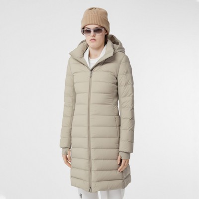 burberry fur trim puffer coat