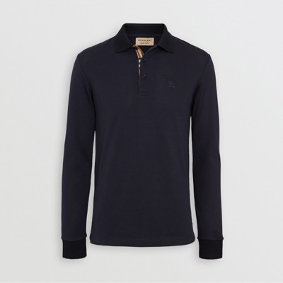 burberry long sleeve polo