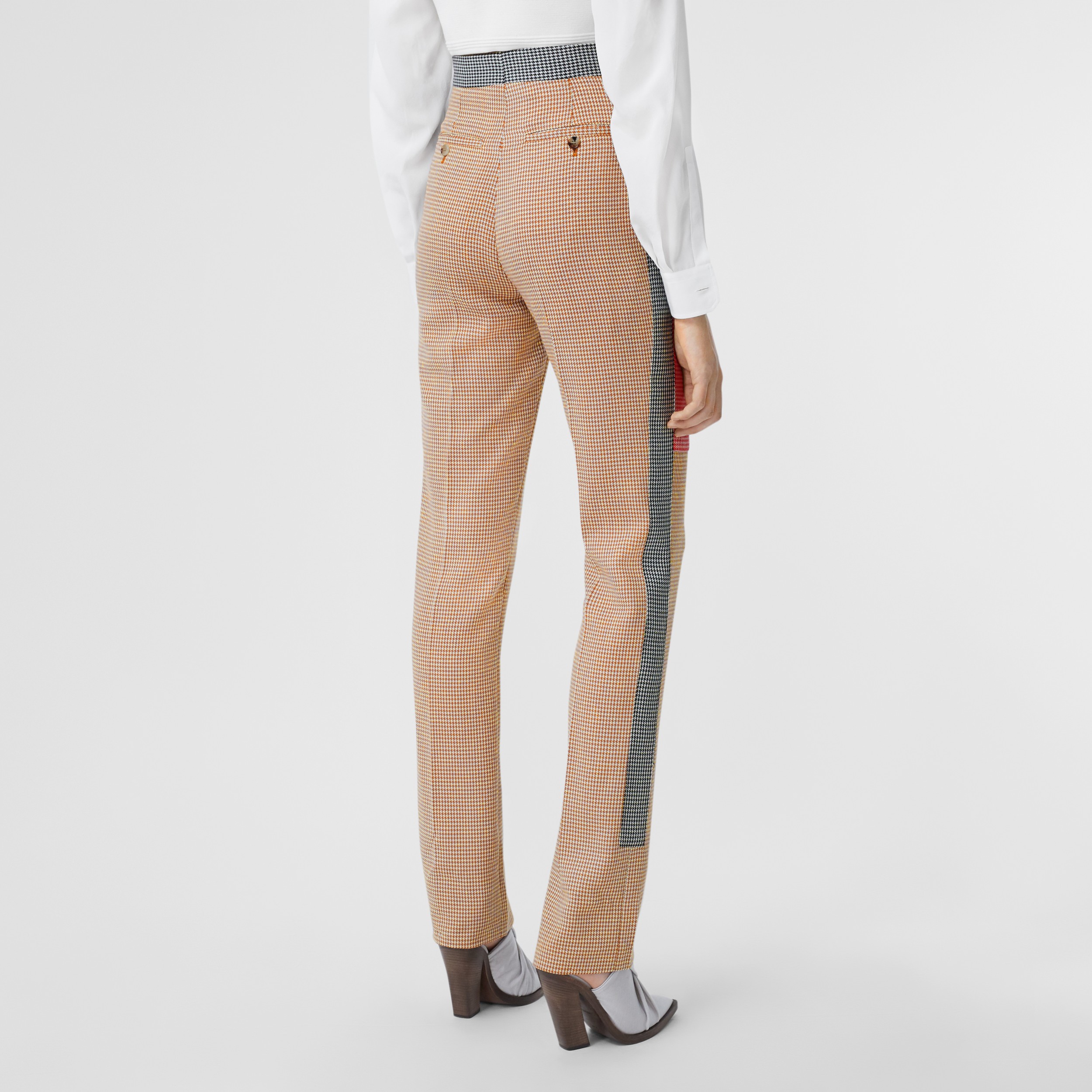 zara houndstooth trousers