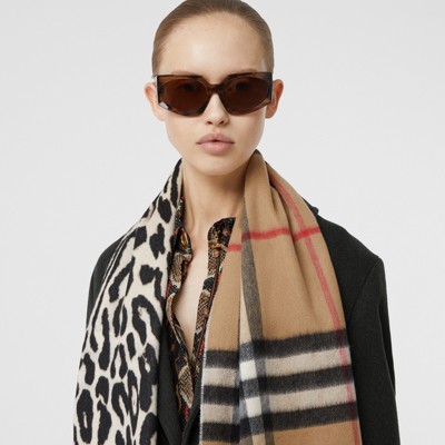 burberry cheetah scarf