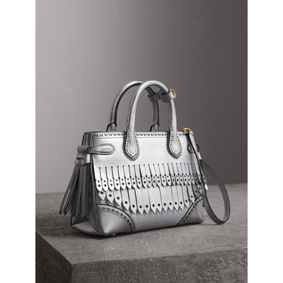 burberry silver bag