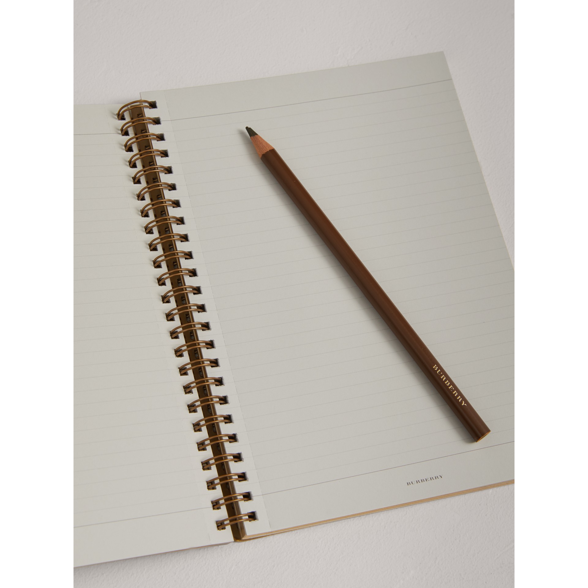 A5 Notebook Refill in Honey Burberry United Kingdom