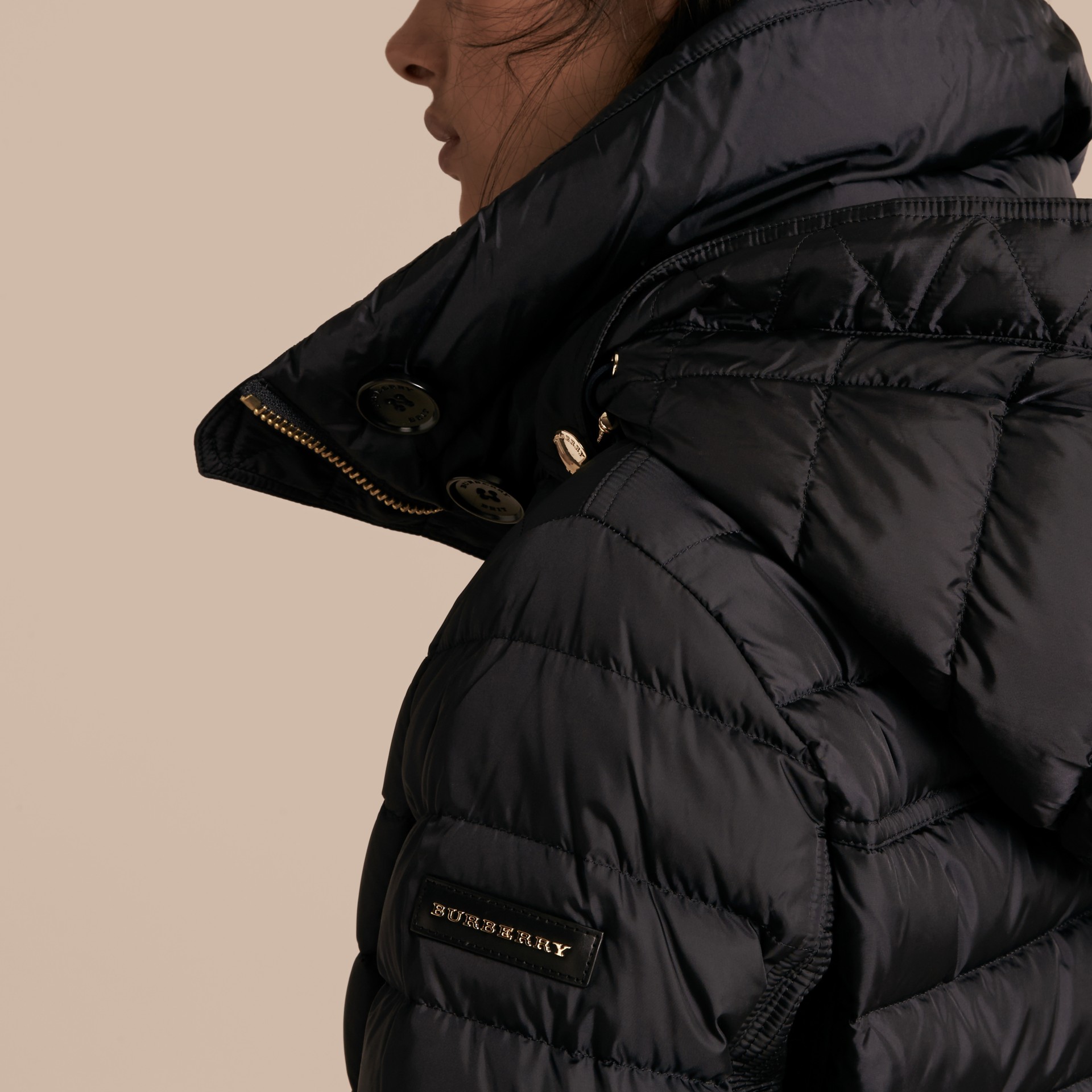 burberry down parka men's