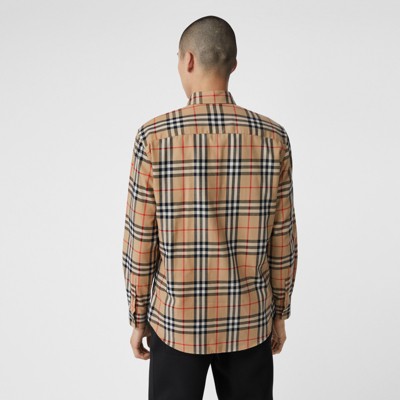burberry flannel shirt mens