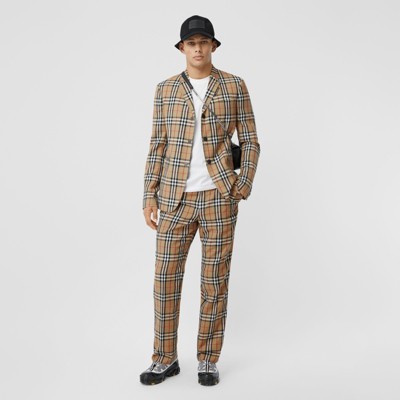 burberry check blazer