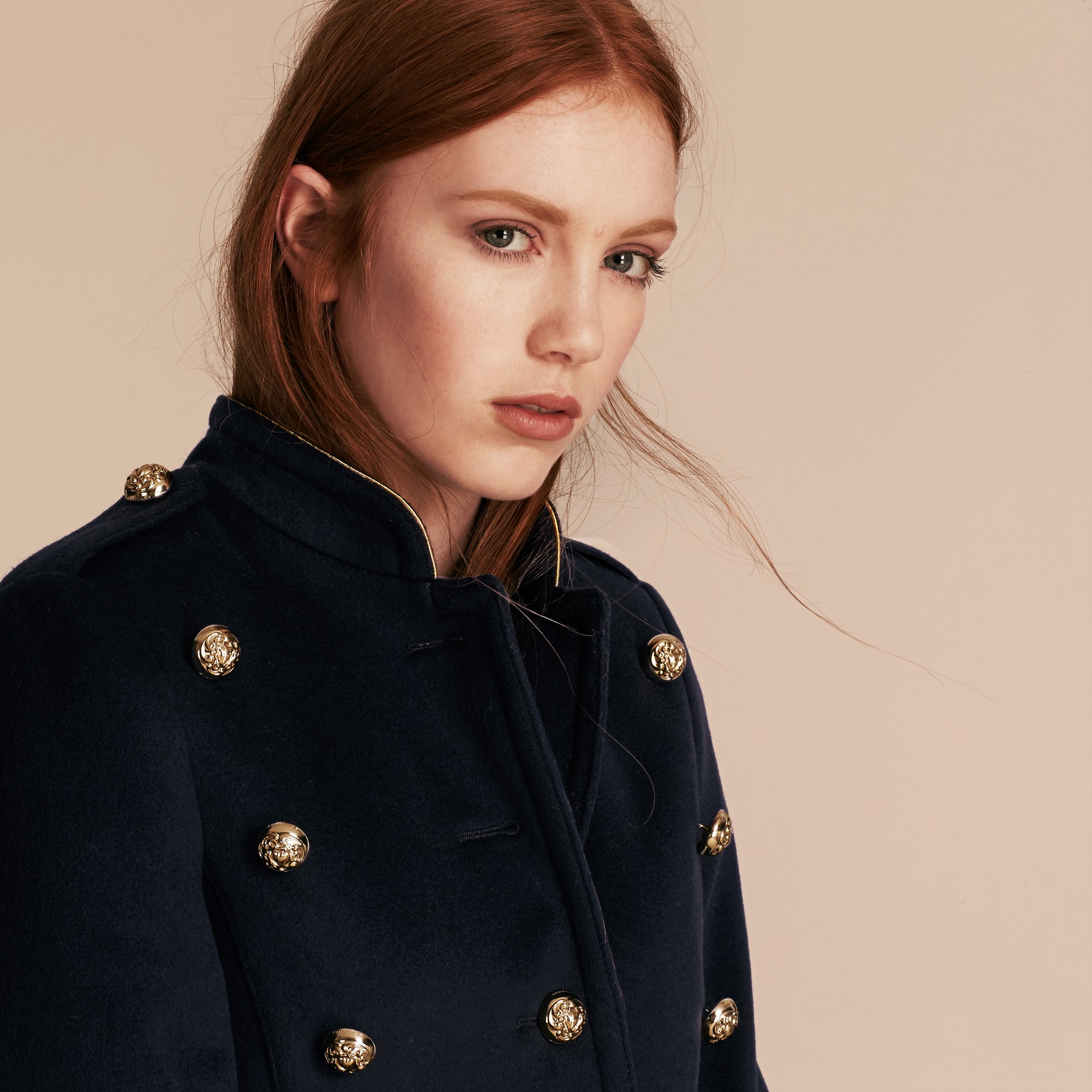 Military Wool Cashmere Jacket with Internal Quilting | Burberry