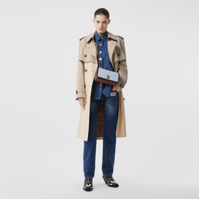 Two-tone Reconstructed Trench Coat in 