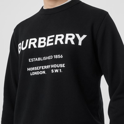 mens black burberry hoodie