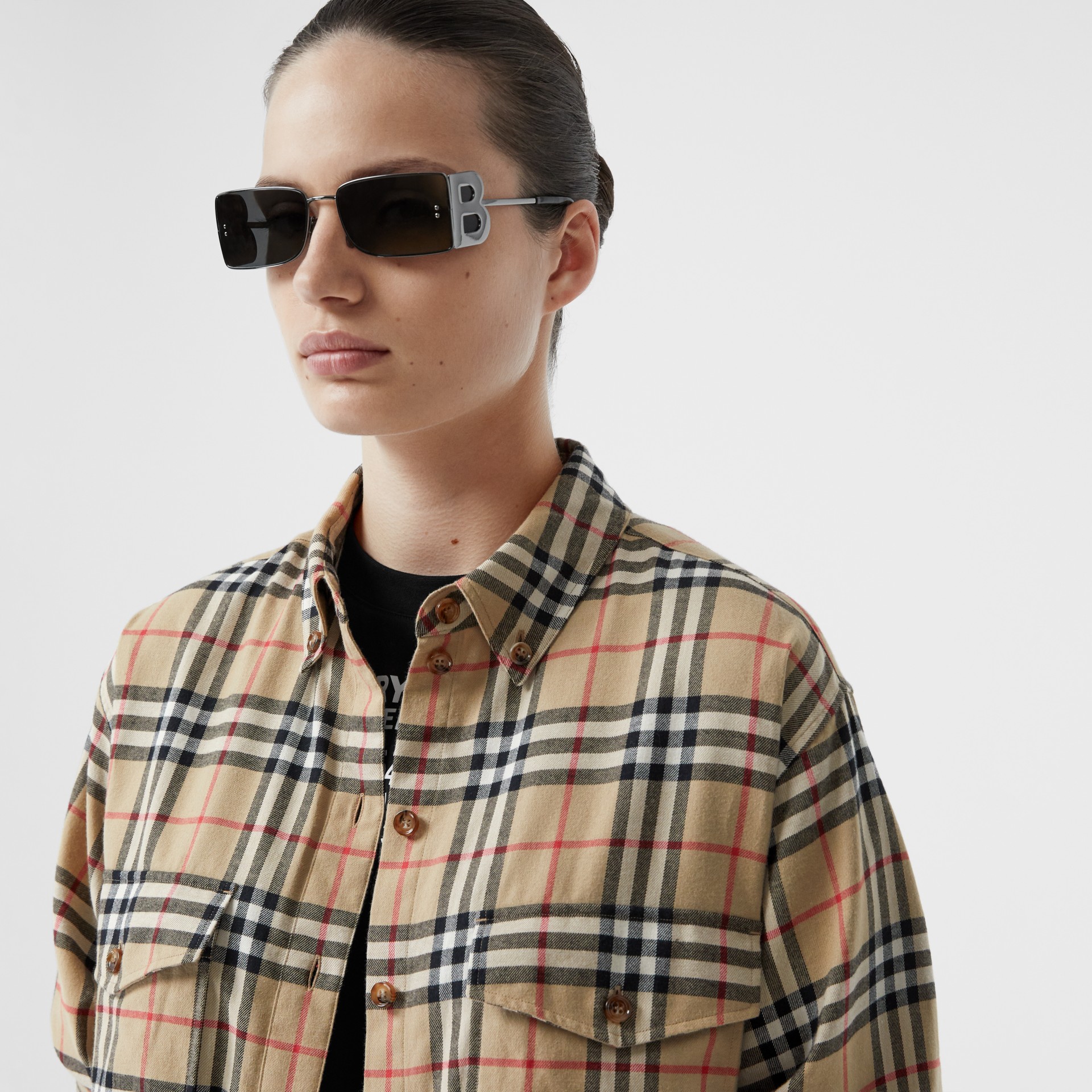 vintage burberry flannel