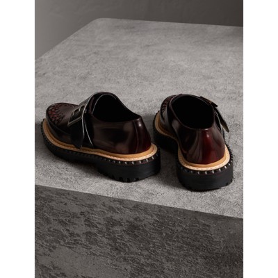 burberry sandals womens bordeaux