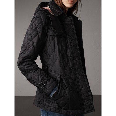 quilted burberry jacket