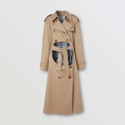 burberry cotton gabardine trench coat