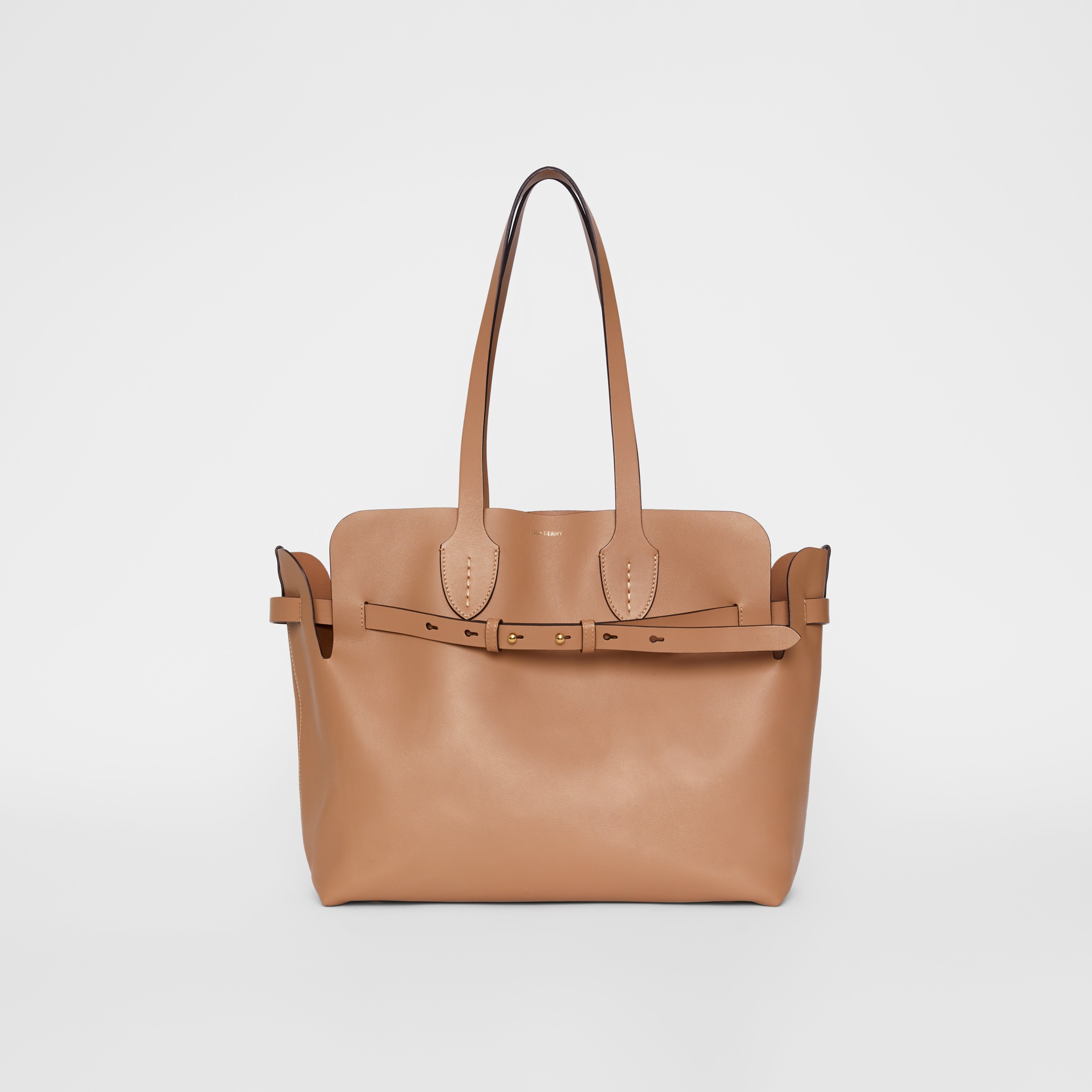 The Medium Soft Leather Belt Bag in Light Camel Women Burberry Canada