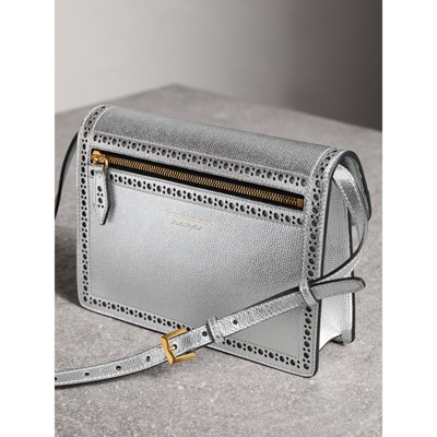 burberry wallet silver