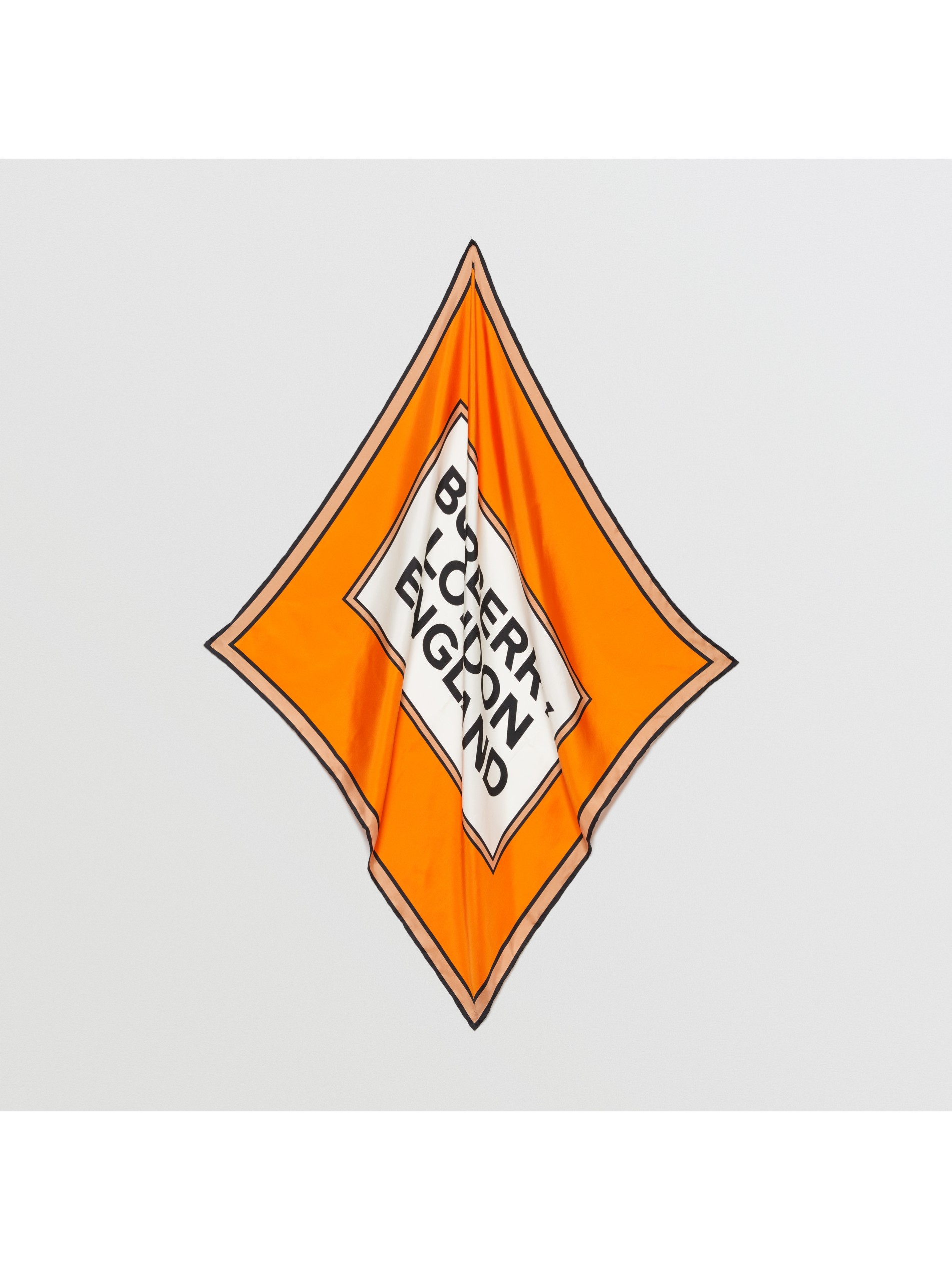 徽标印花丝质方巾 产品图片41