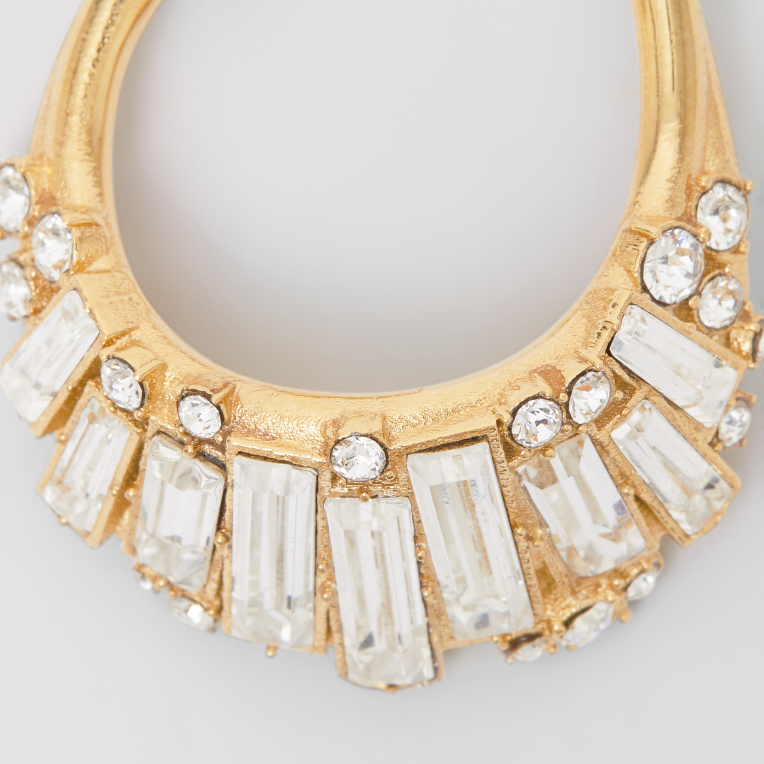 Crystal Goldplated Ear Cuff in Light Gold/crystal Women Burberry