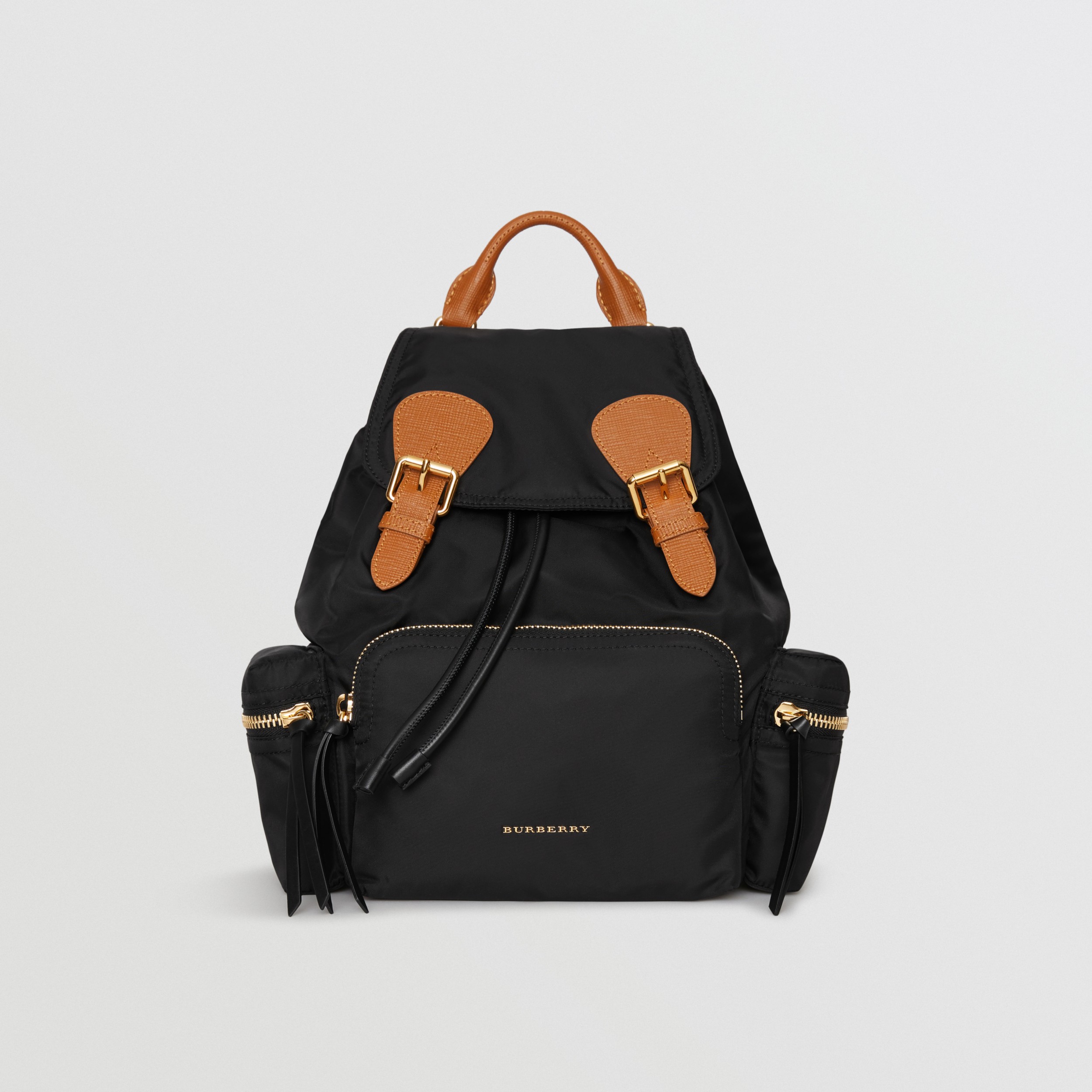burberry leather rucksack