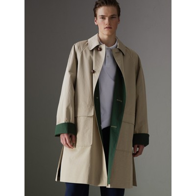 Shop Burberry Reissued Waxed Cotton 