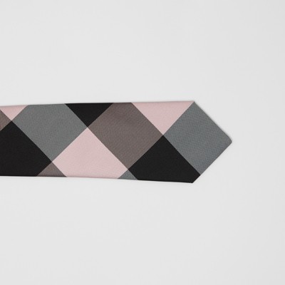 burberry pink check tie