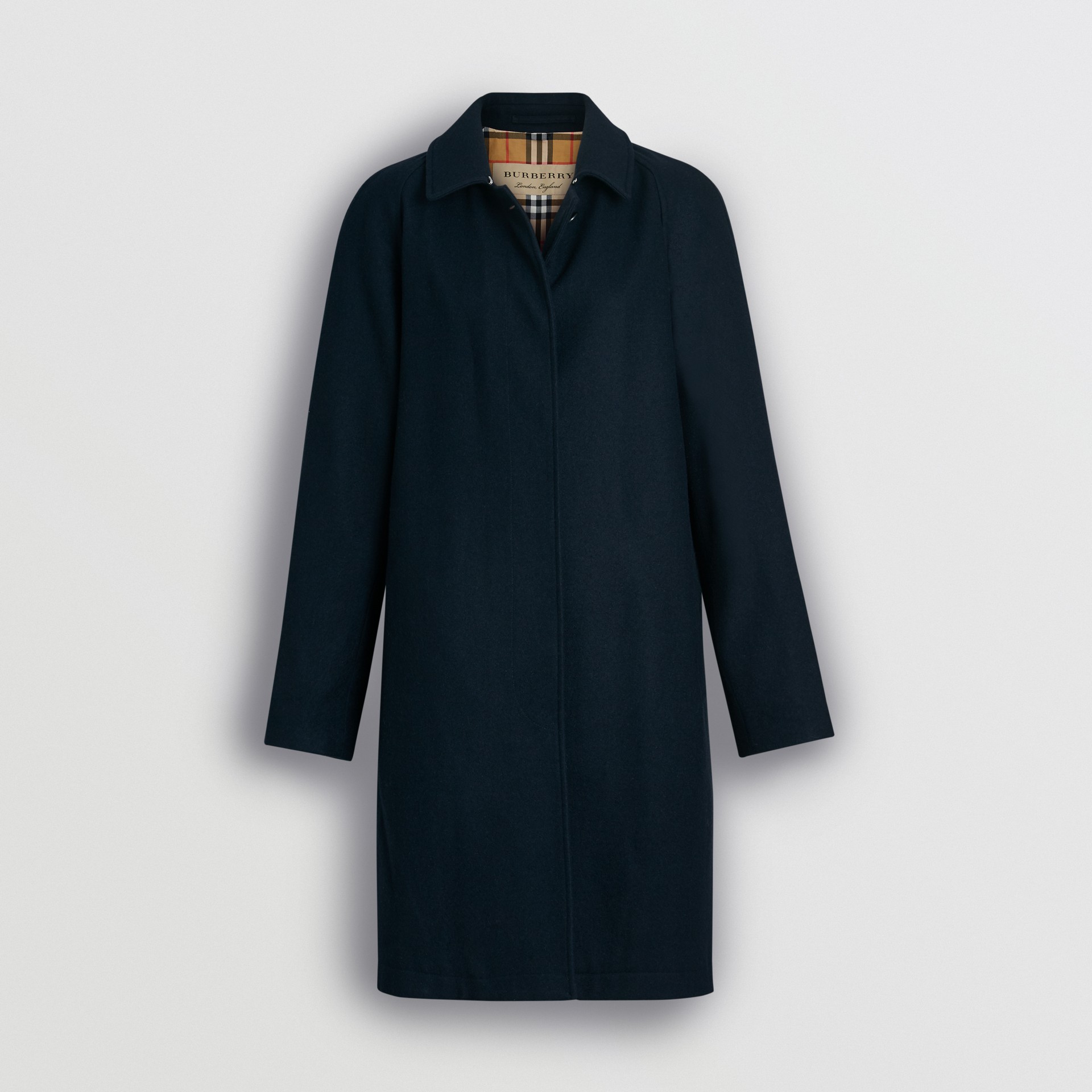 Abrigo tres cuartos en cachemir (Azul Marino) - Mujer | Burberry Abrigo tres cuartos en cachemir (Azul Marino) - Mujer | Burberry
