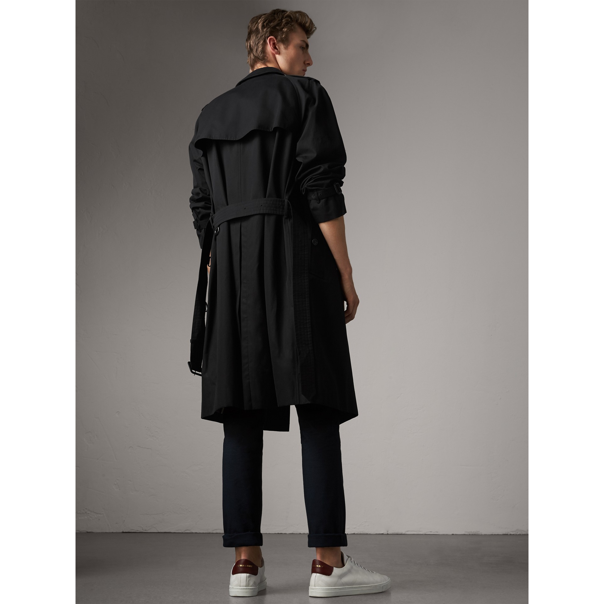 The Westminster – Extra-long Heritage Trench Coat in Black - Men ...