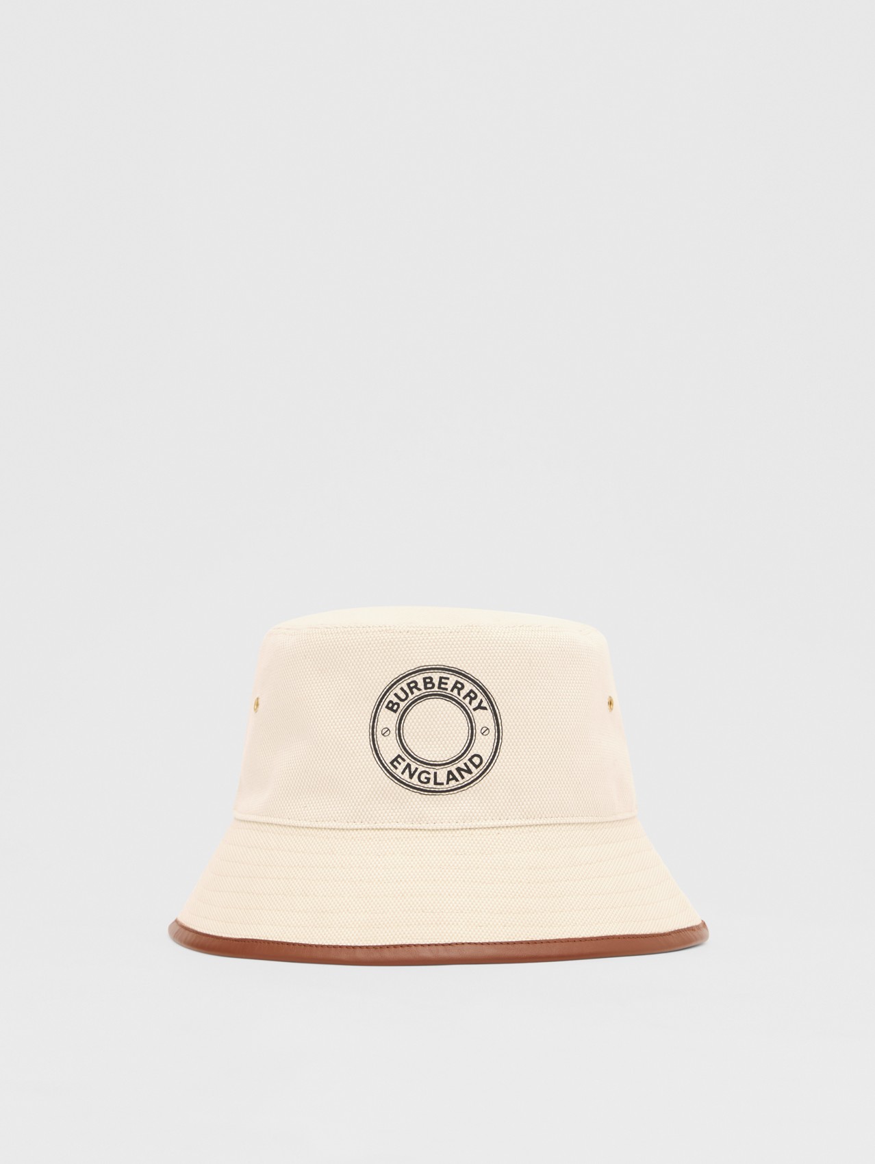 Vintage Check Technical Cotton Bucket Hat in Archive Beige 