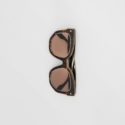 burberry geometric sunglasses