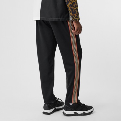 Icon Stripe Detail Jersey Trackpants in 