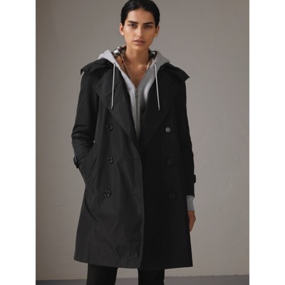 burberry hooded raincoat